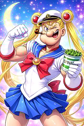 Popeye the Sailor Moon.'