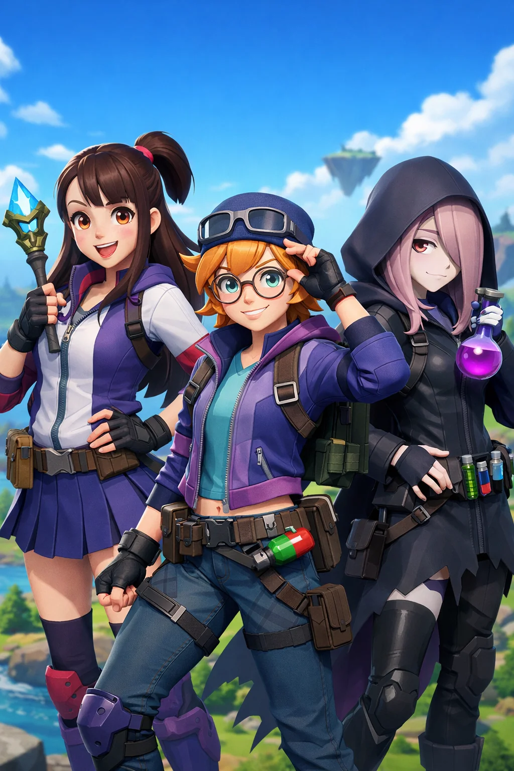 Here's Akko Lotte And Sucy If They Were In Fortnite picture 1 of 1