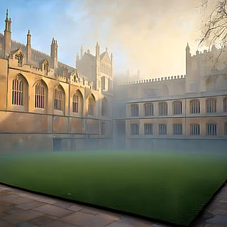 040 J. M. W. Turner - 7 November 2024 - Oxford: Part of Balliol College Quadrangle.'