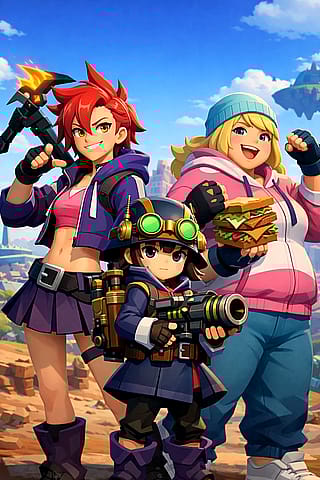 Here's Amanda Constanze And Jasminka If They Were In Fortnite'