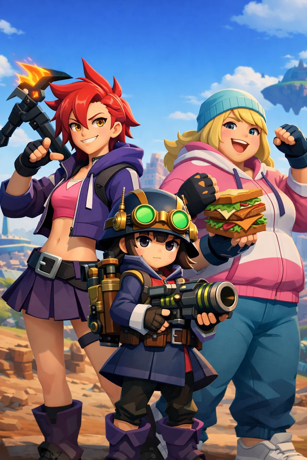 Here's Amanda Constanze And Jasminka If They Were In Fortnite picture 1 of 1
