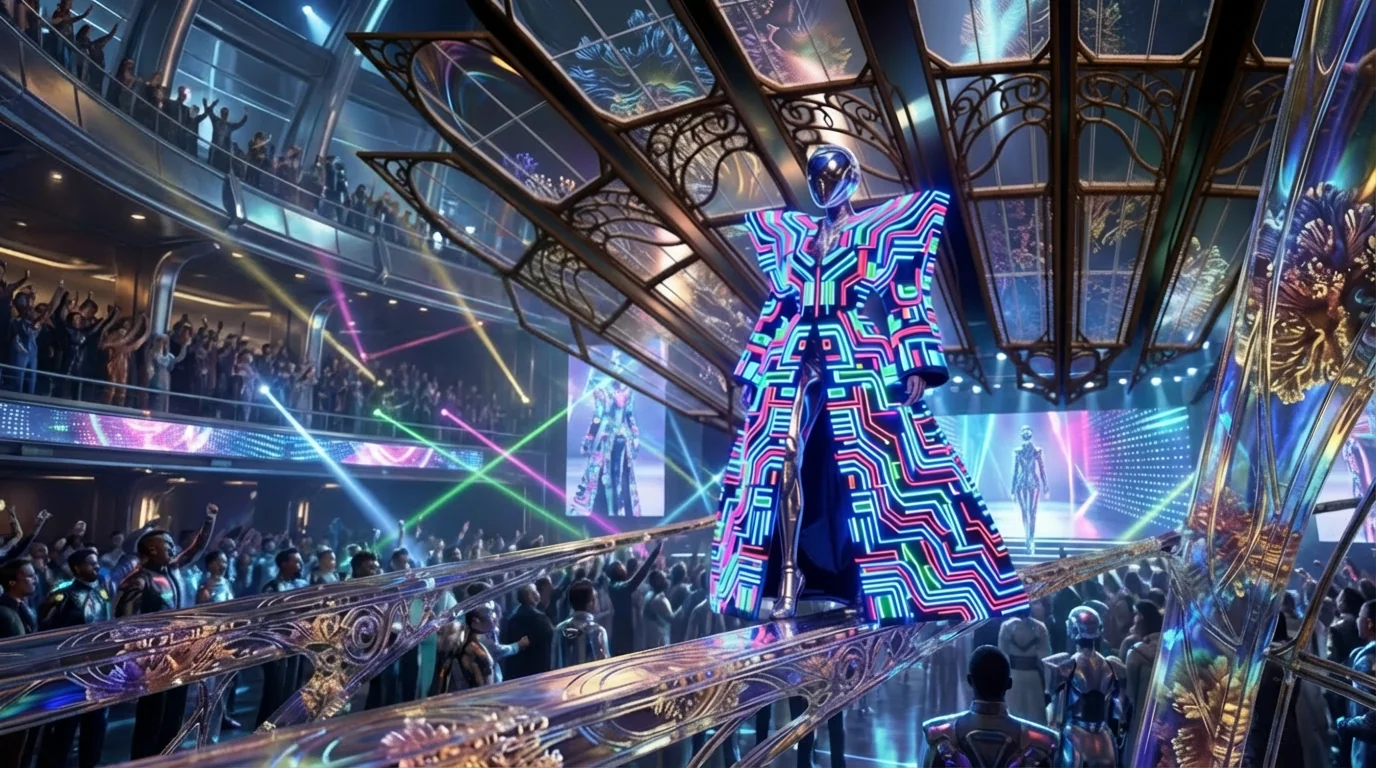 A futuristic catwalk show picture 1 of 1