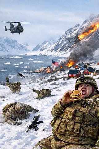 america invading greenland'