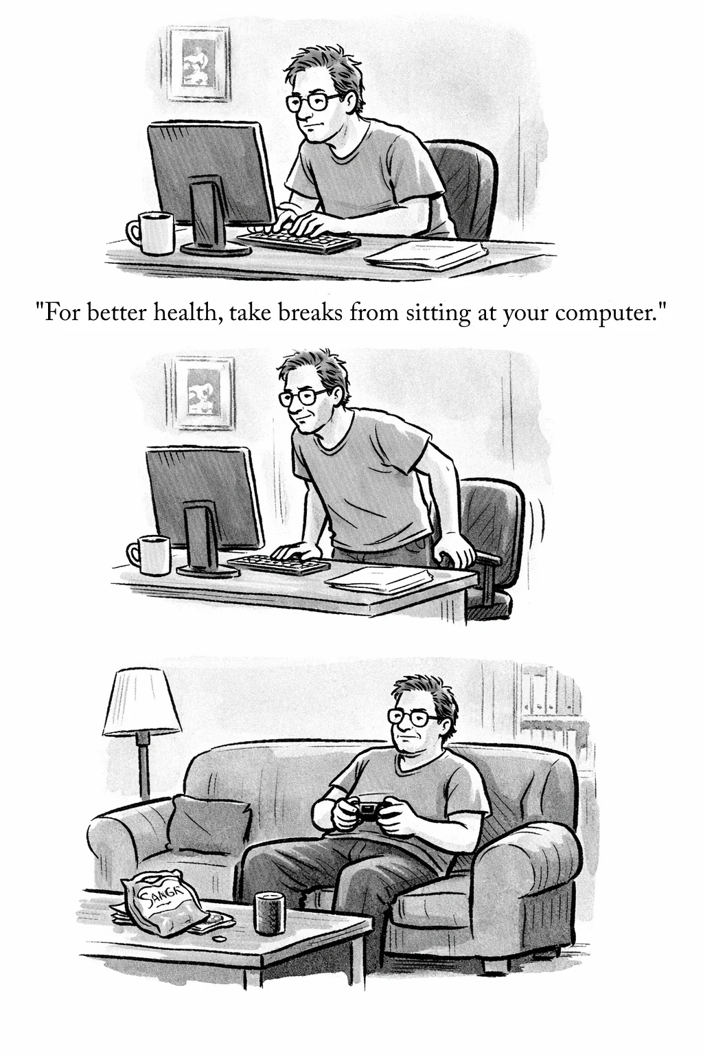 Sitting kills picture 1 of 1