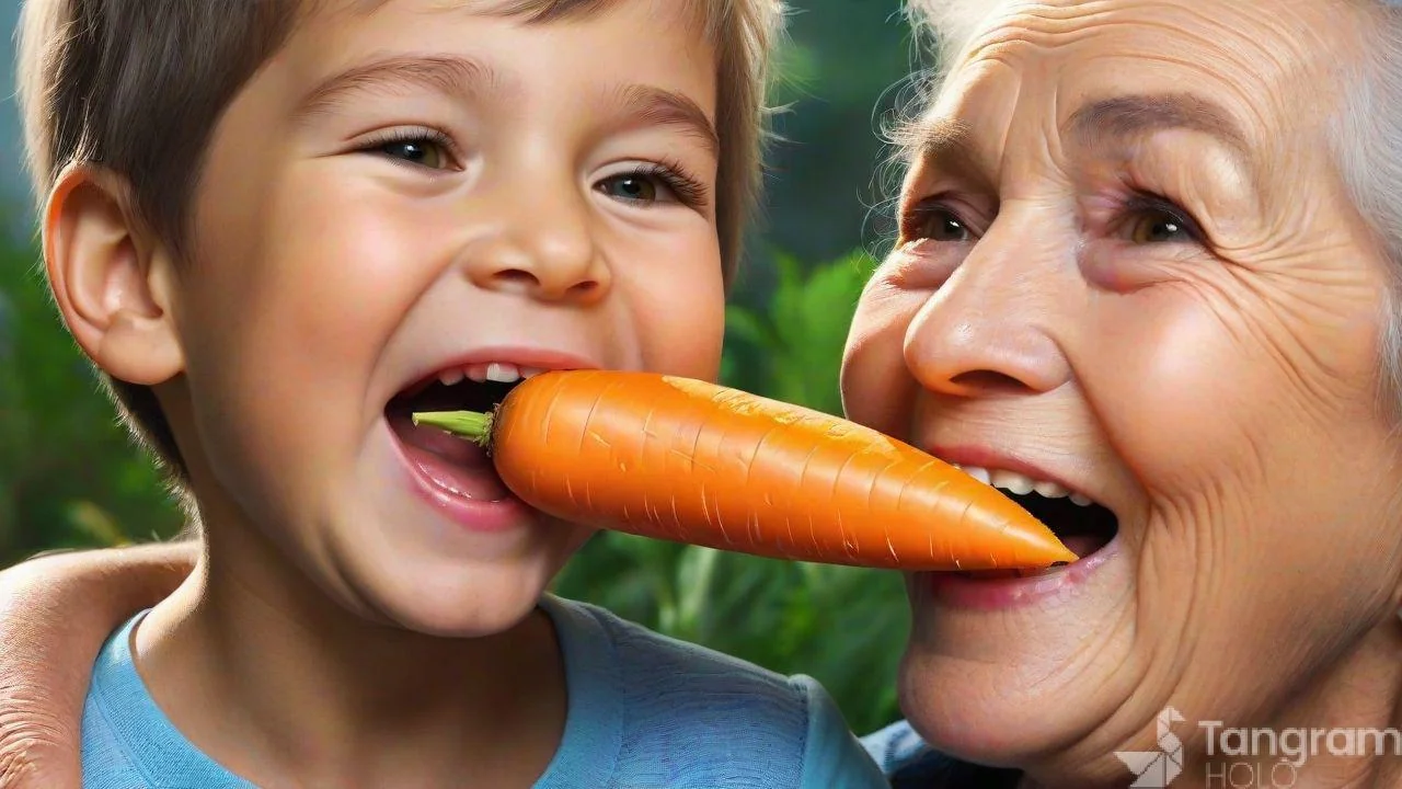 Asked for wholesome family moment 🥕 picture 1 of 1