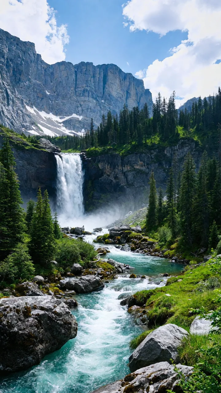 a pristine wilderness where nature’s raw power and tranquil beauty coexist. picture 1 of 1