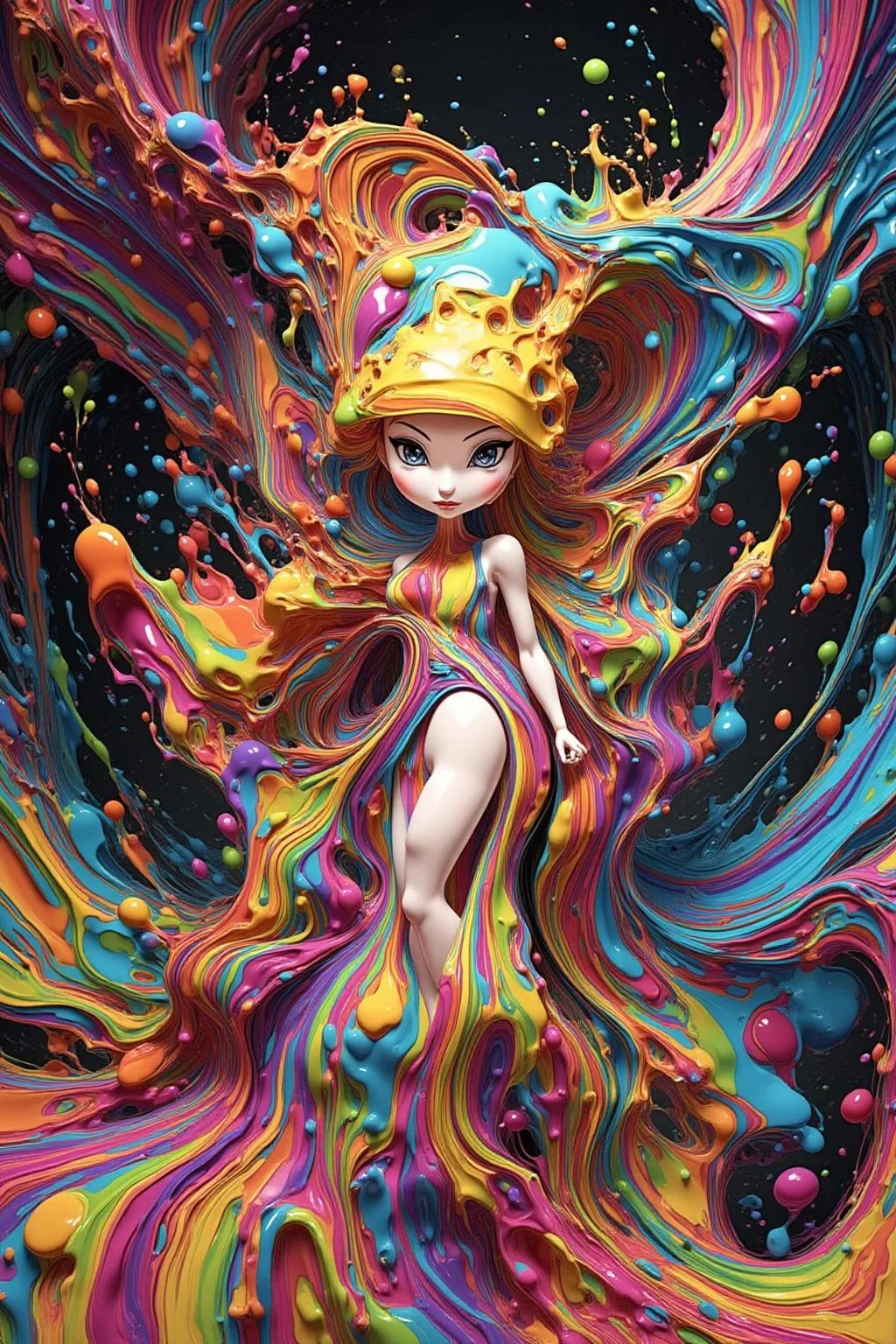 Colorful girls picture 3 of 3