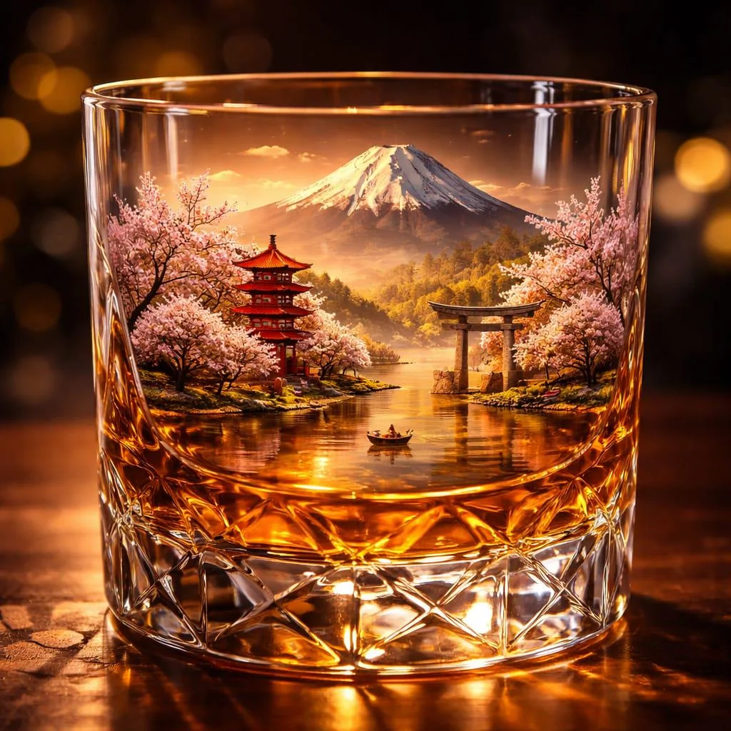 Whisky glass art picture 1 of 1
