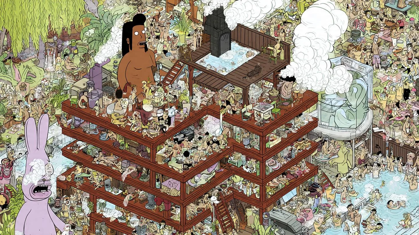 onsen　"hot spring tower" picture 1 of 1