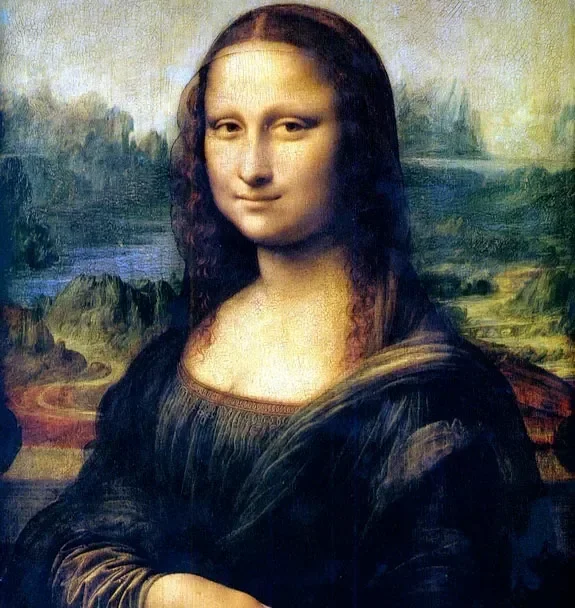 Monalisa with makeup picture 1 of 2
