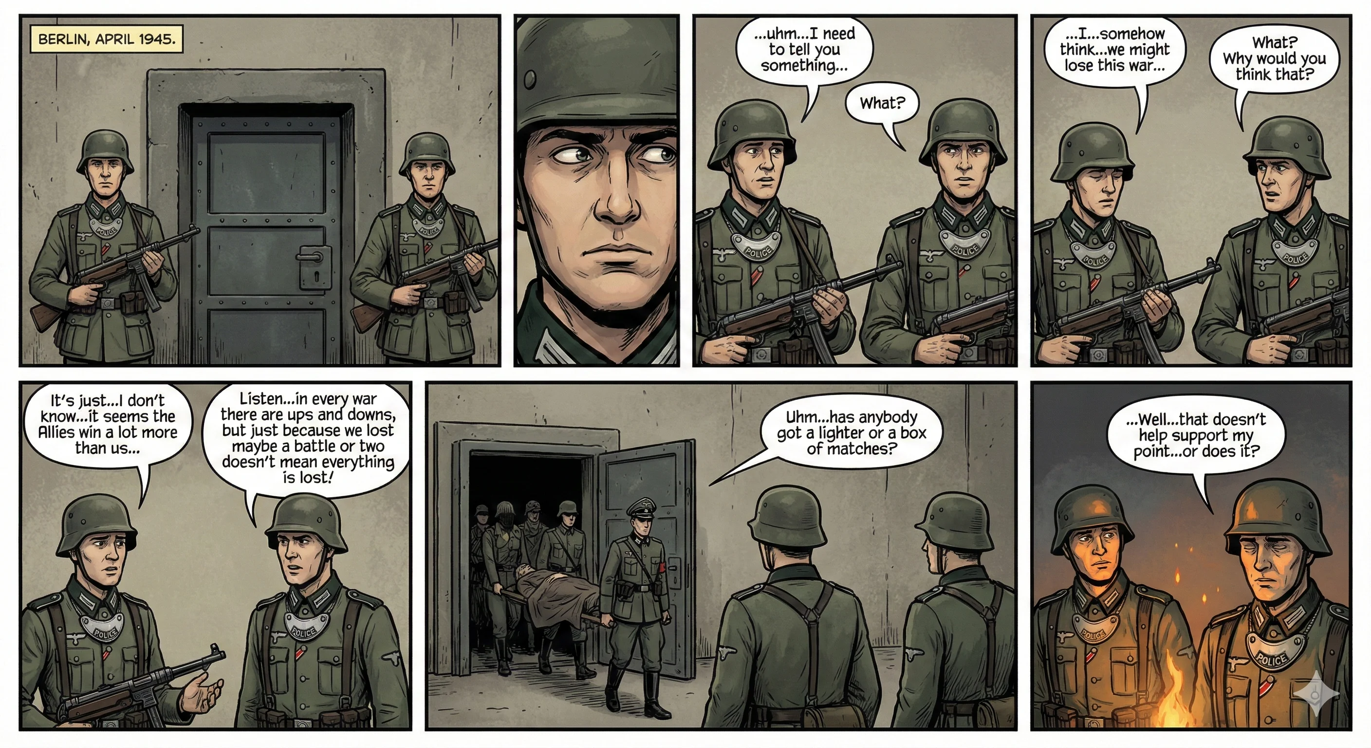 I...somehow think...we might lose this war. picture 1 of 1