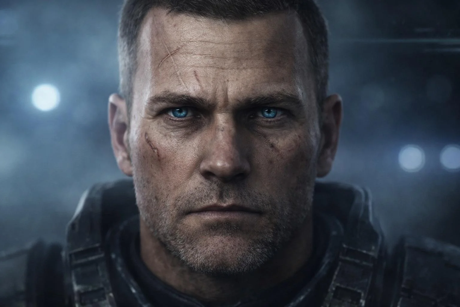 I asked ChatGPT to generate a 40s year old helmetless version of Master Chief based on his 14 year old version. Like if he looks like that at 14, what he would look like in his 40s. picture 2 of 2