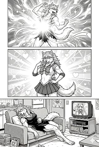 Lyra: A Werewolf Girl in Japan (#5: Magical girl)'