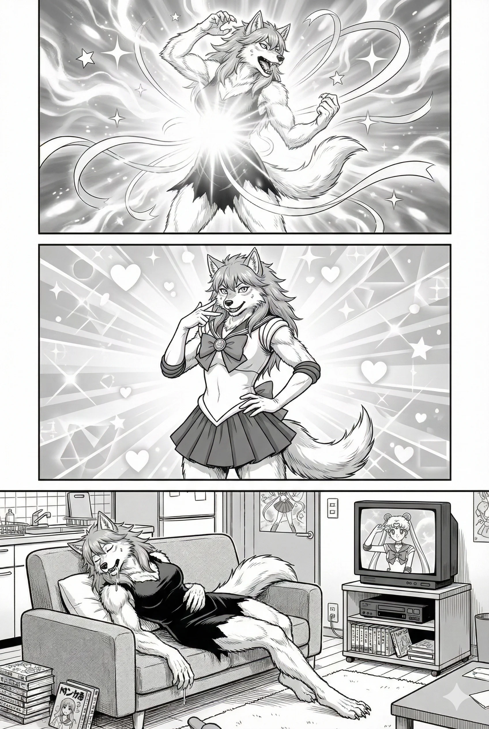 Lyra: A Werewolf Girl in Japan (#5: Magical girl) picture 1 of 1
