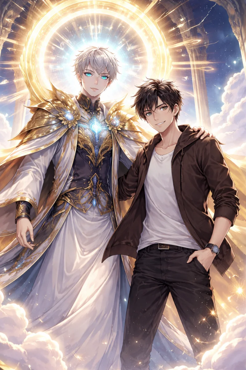 This is how AI is treating me if it became superior, love the anime vibe. picture 1 of 1