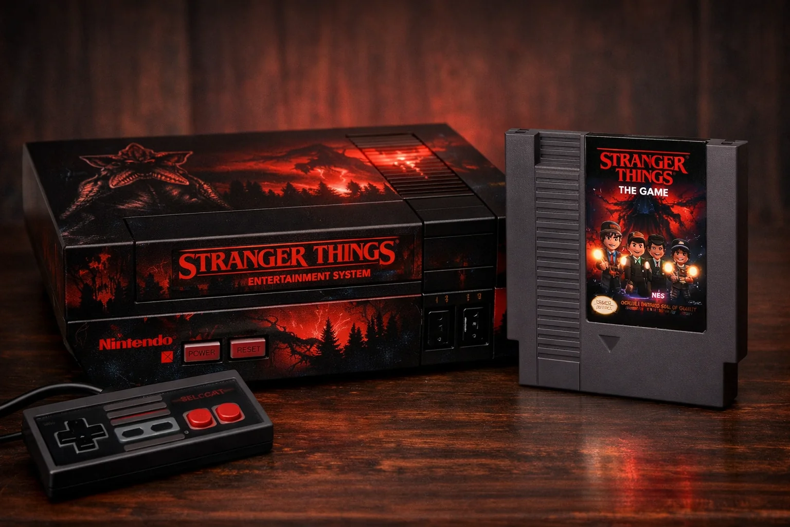 Here's What It Would Look Like If They Came Out With An N.E.S Stranger Things Edition picture 2 of 2