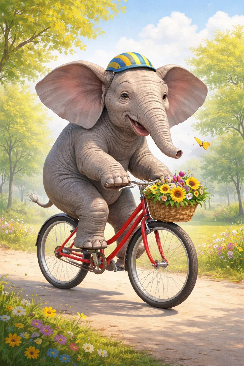 Bike Riding Elephant picture 1 of 1
