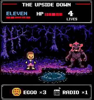 NES Stranger Things Gamplay Screens'