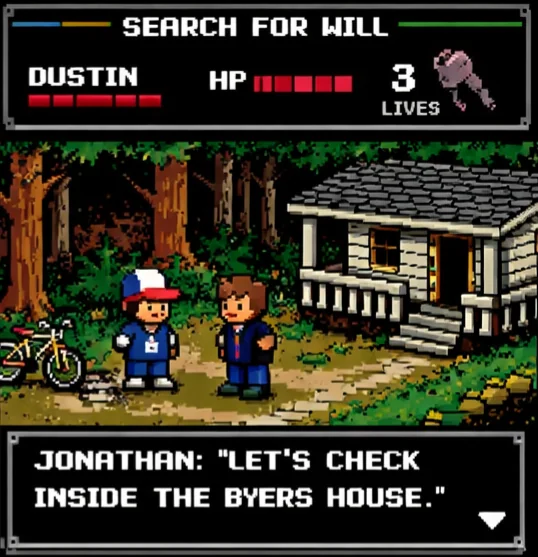 NES Stranger Things Gamplay Screens picture 3 of 3