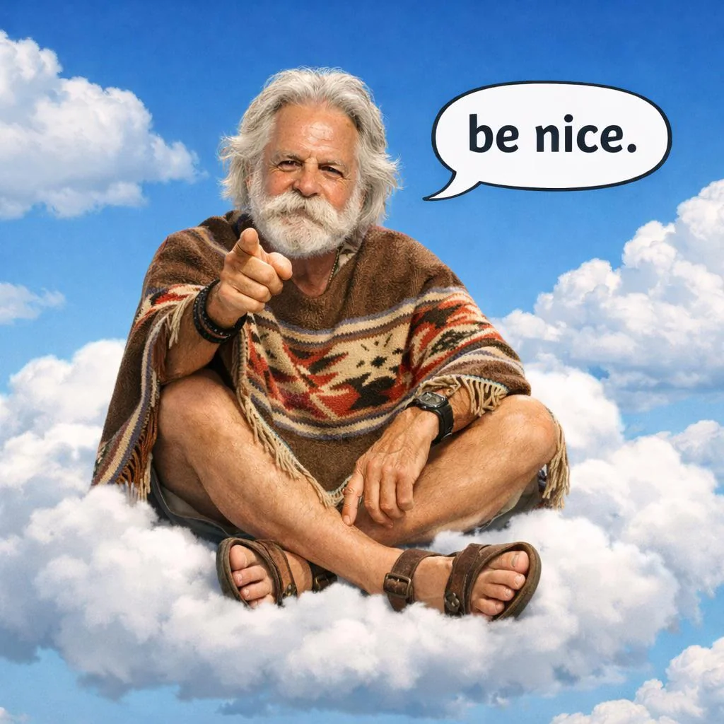 A message from Bobby Weir, who just passed away last week picture 1 of 1