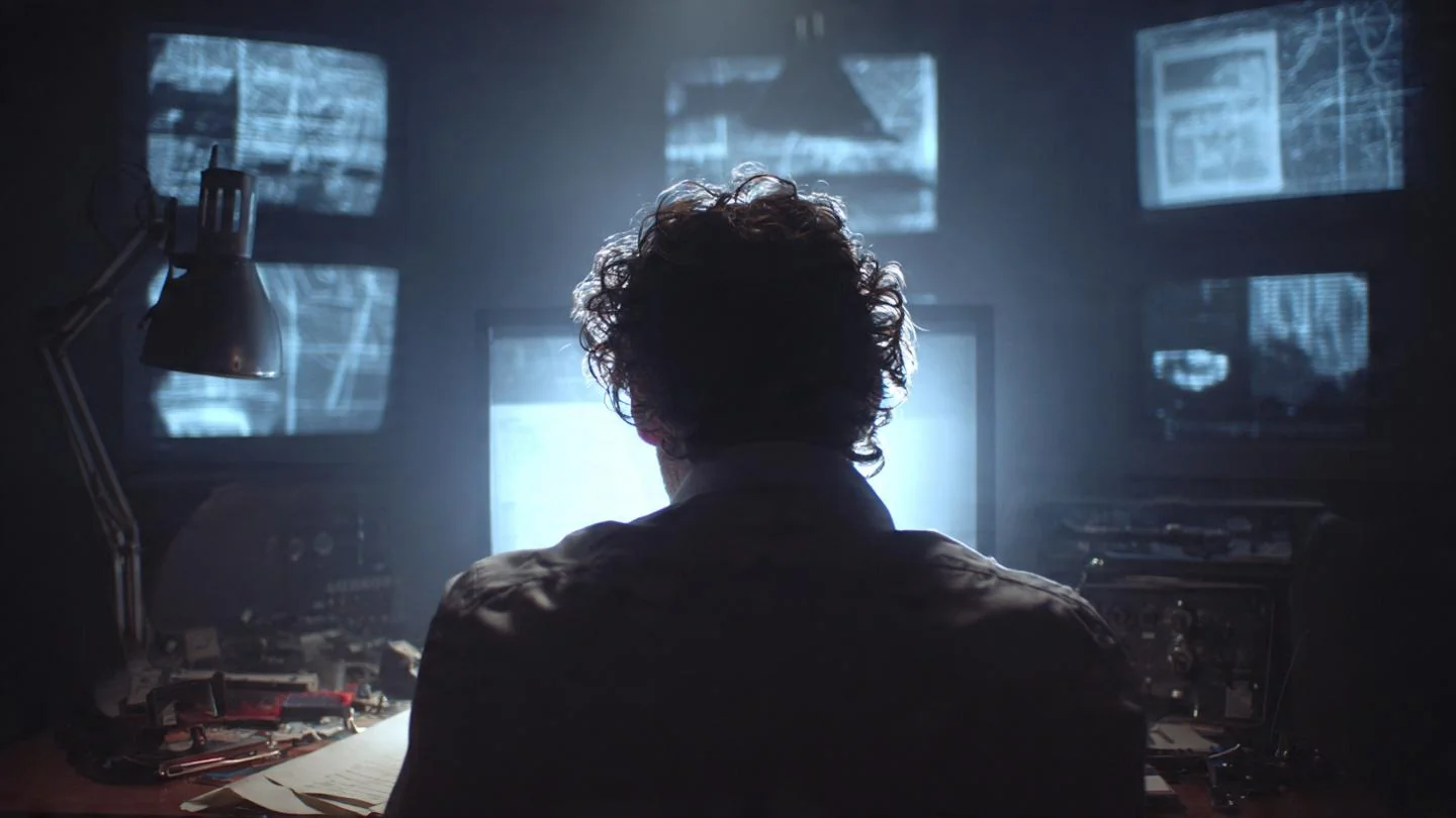 A curious guy digging through data picture 1 of 1