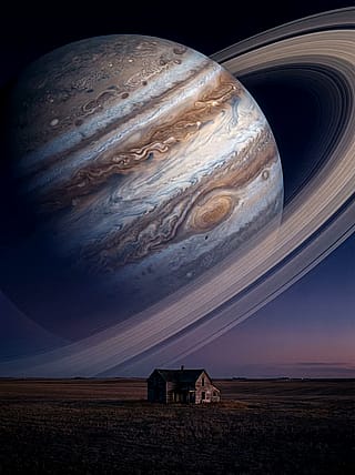 Simple prompt: Megalophobia, then you can get this'