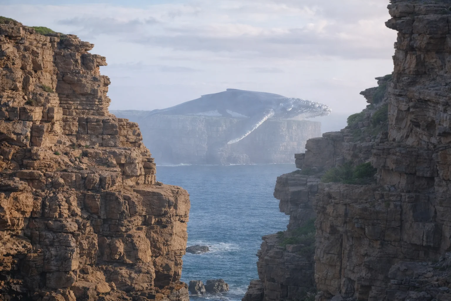 Whale on a cliff picture 1 of 1