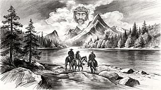 IAM ai images of my original artwork combined'