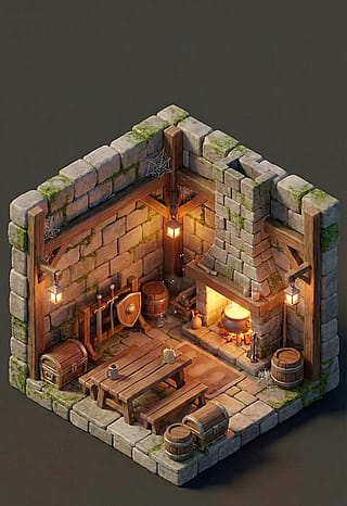 Cosy Medieval Room'
