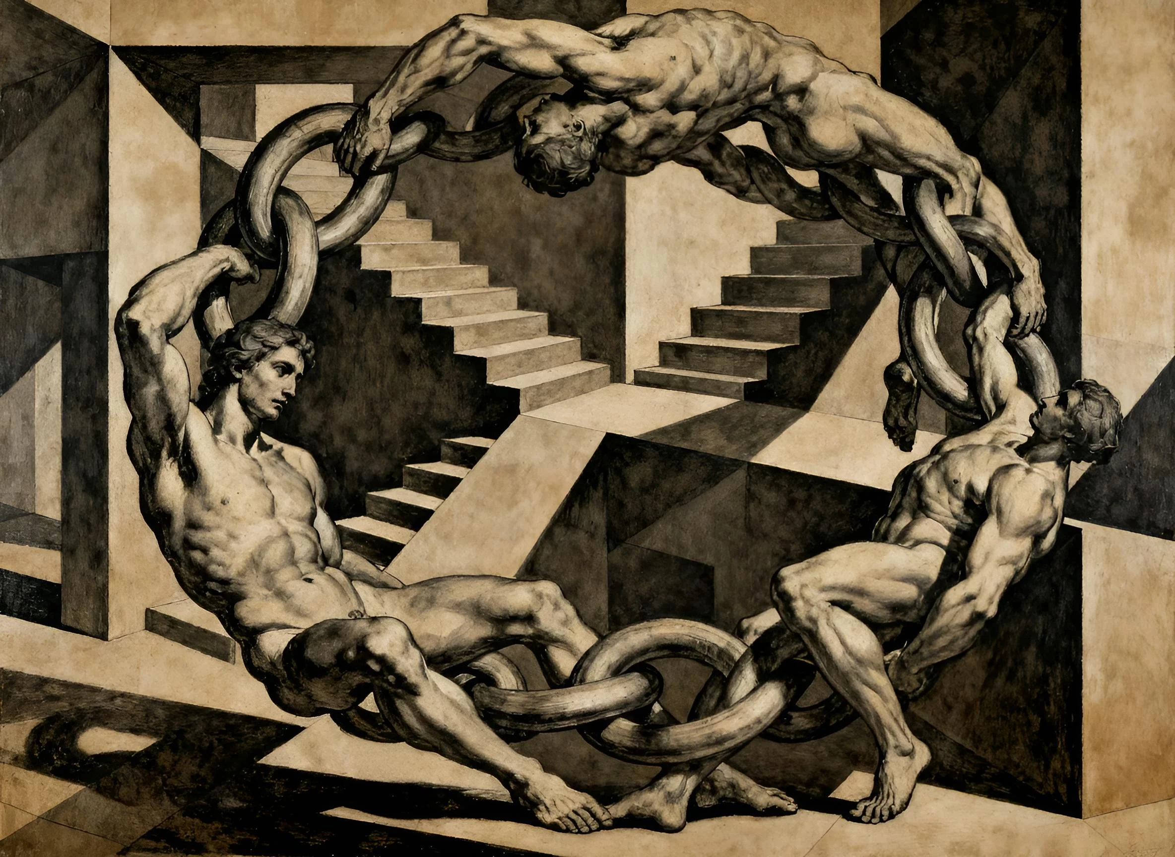Michelangelo meets M.C. Escher .1 picture 1 of 1