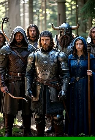 AI Art - The Warriors'