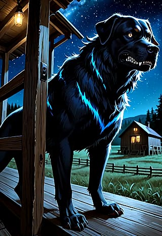 He senses something'