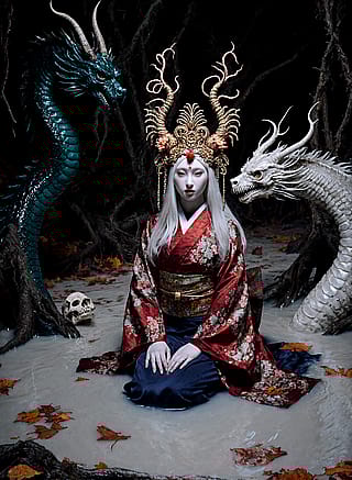 “She is not afraid of death — she cradles it like a child, weaves it into her song, and lets the rivers carry its echoes.”'