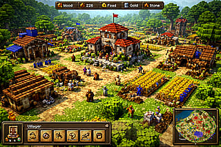 What would an Age of Empires mod for Minecraft look like?'