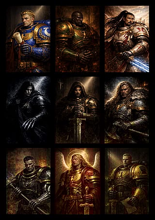 Warhammer 40k Loyalist Primarchs'