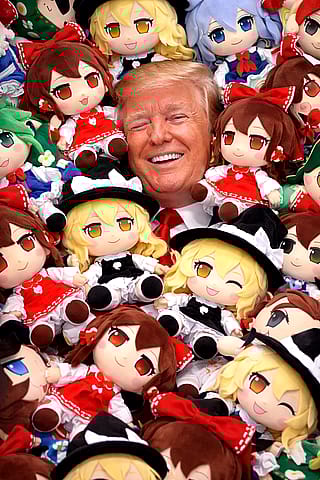 Trump could never be without his Fumos 2'