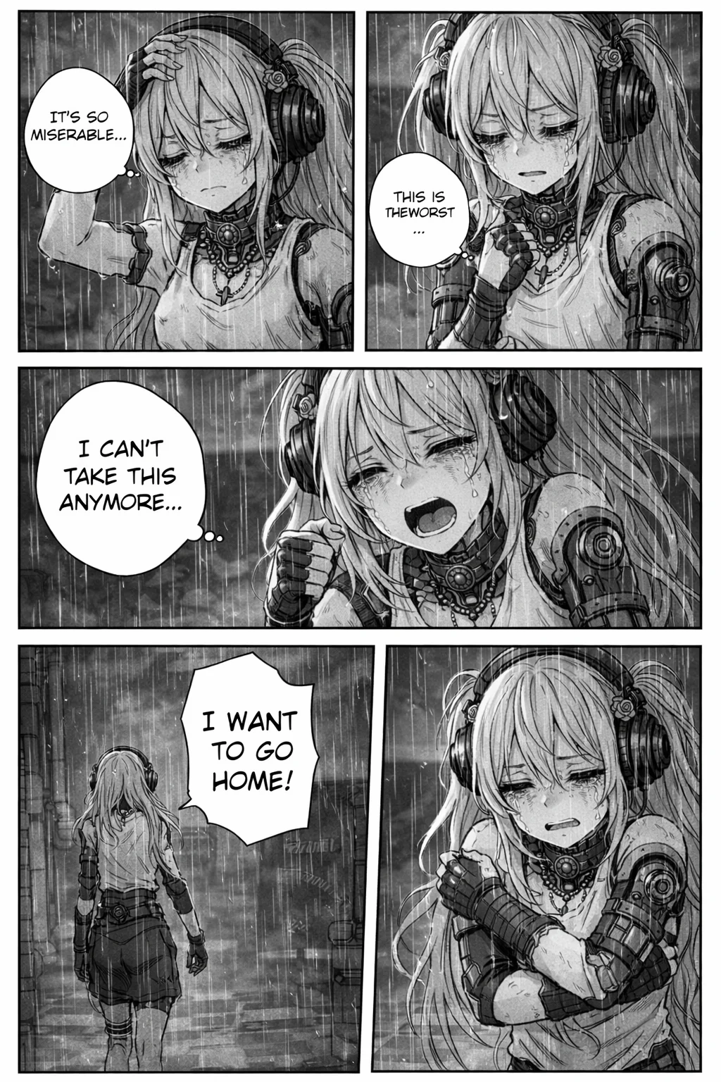 Honestly? I don't know what title to give it... Android girl meets pig man, perhaps? picture 2 of 2