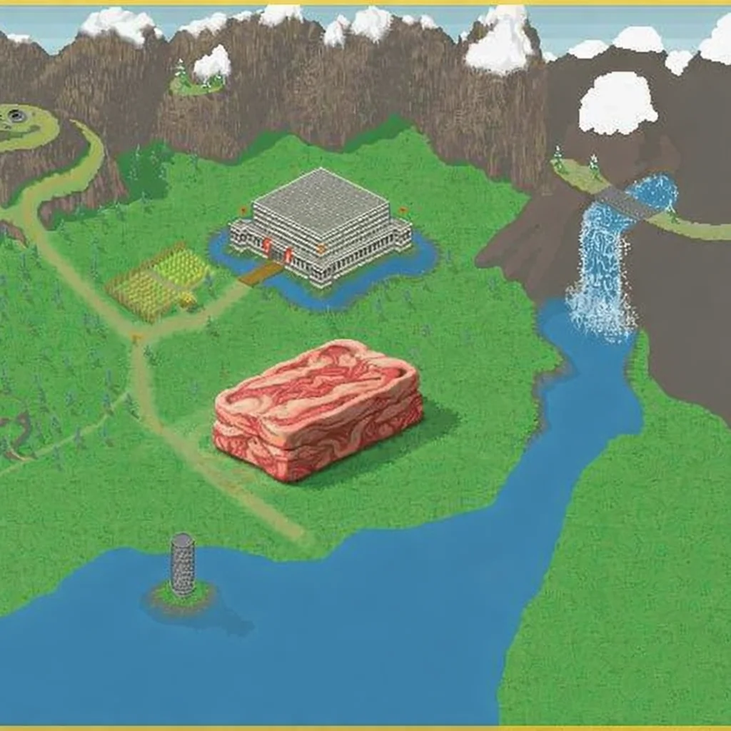 Had ChatGPT finish an old drawing I never finished. (Flesh Kingdom) picture 1 of 1