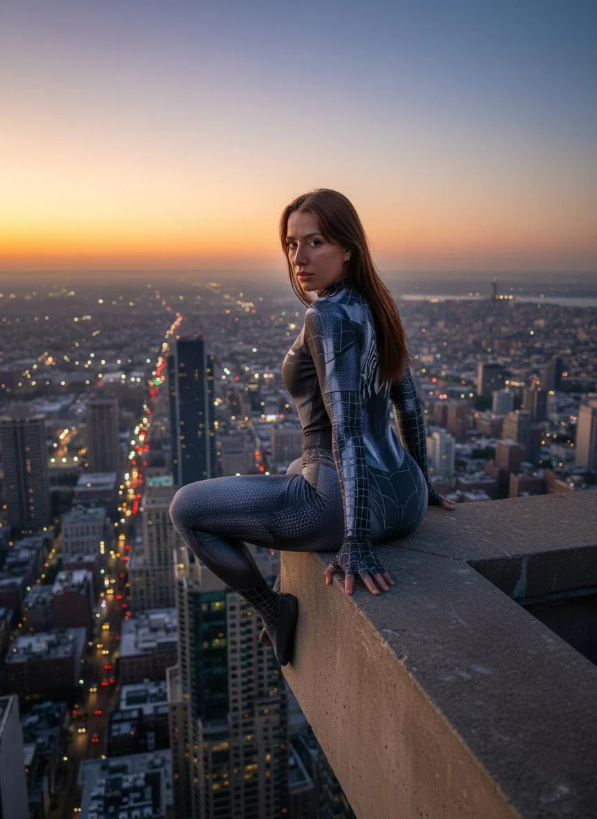 Cosplay AI Spider-woman by me picture 1 of 3