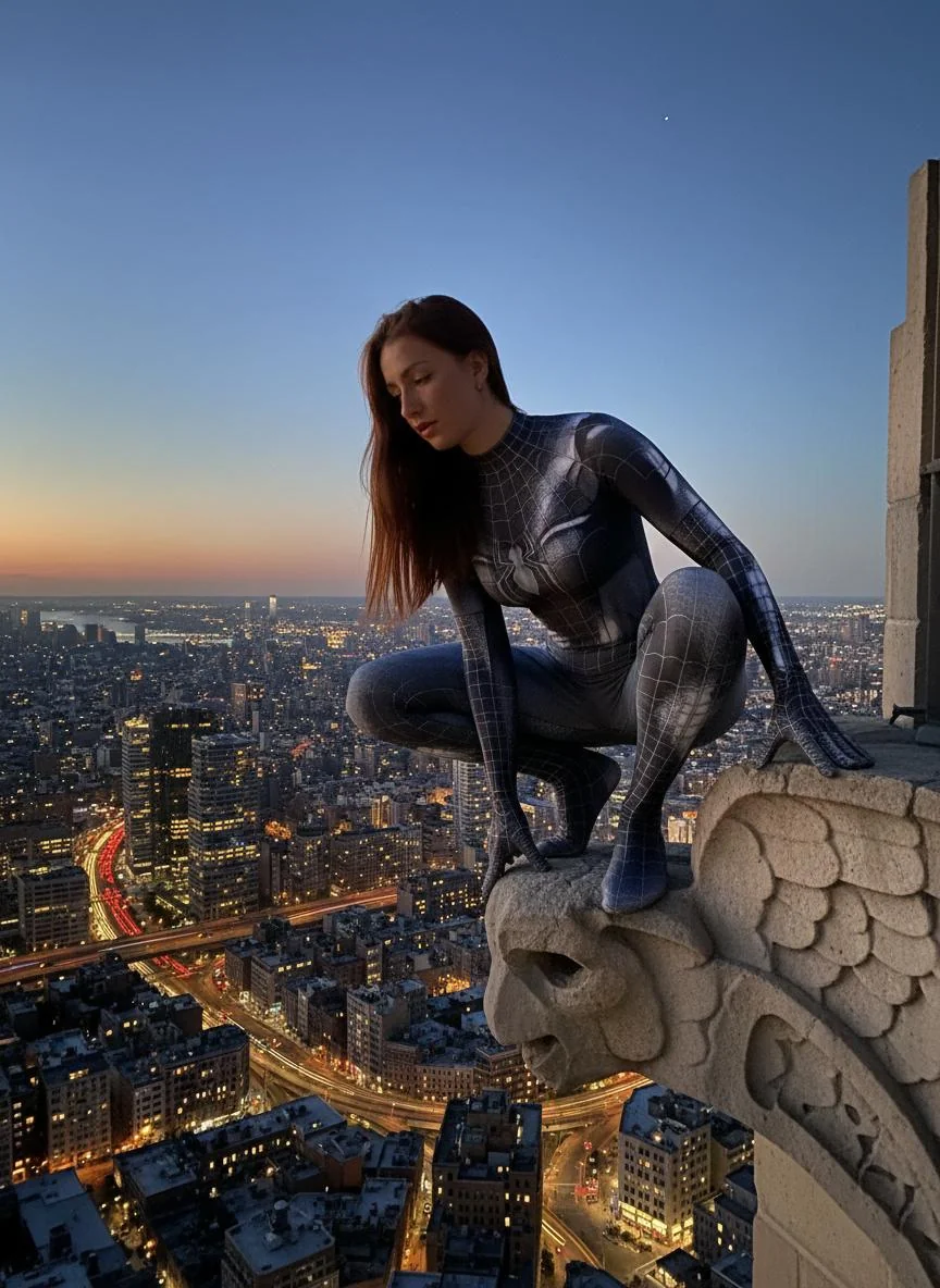 Cosplay AI Spider-woman by me picture 2 of 3