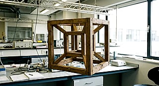 Wooden Tesseract'