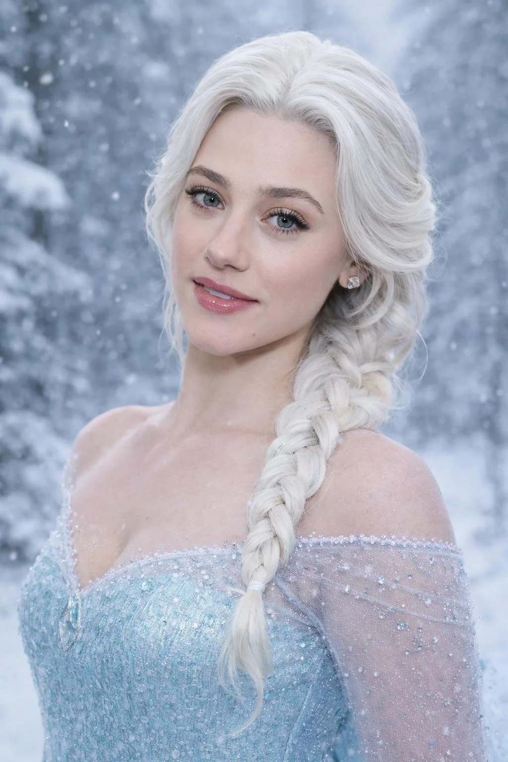 Lili Reinhart fan cast as a live-action Elsa picture 1 of 1