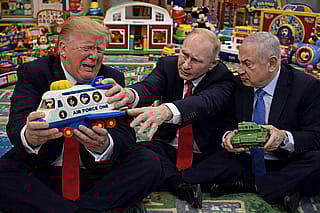 Donnie doesn’t want to share his toys in the White House play room.'