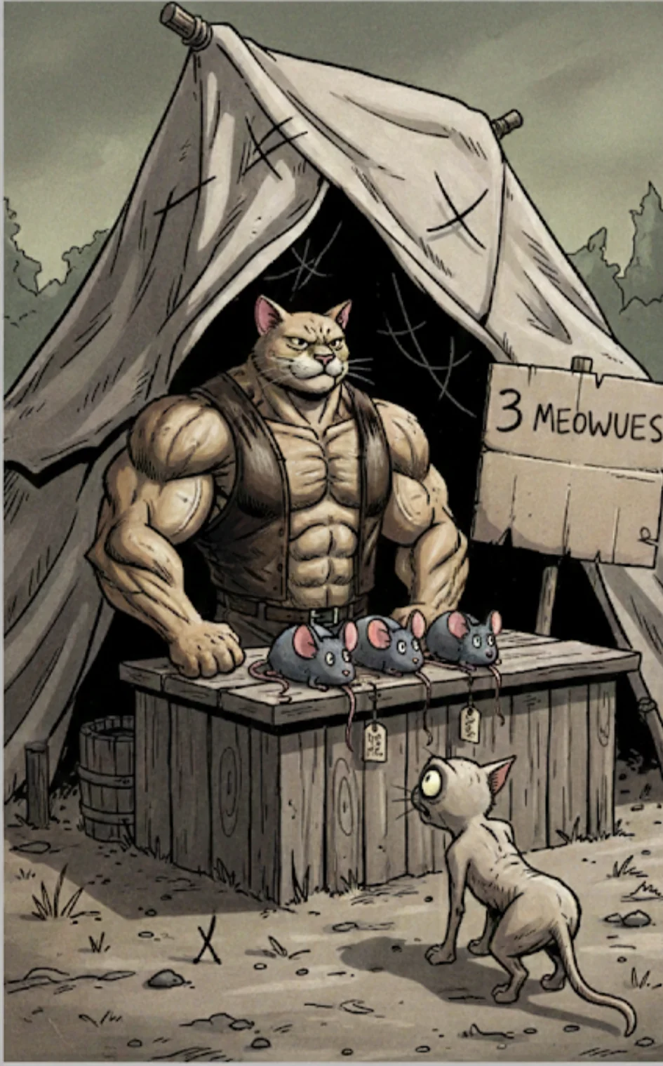 Mouse and cat picture 1 of 1