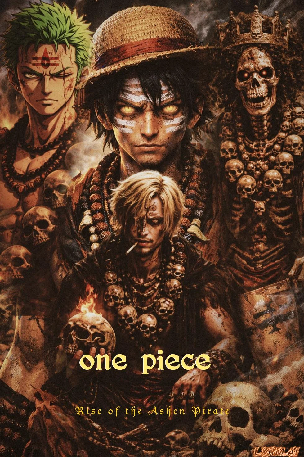 One piece straw hat in aghori style picture 1 of 1