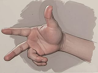 hand study'