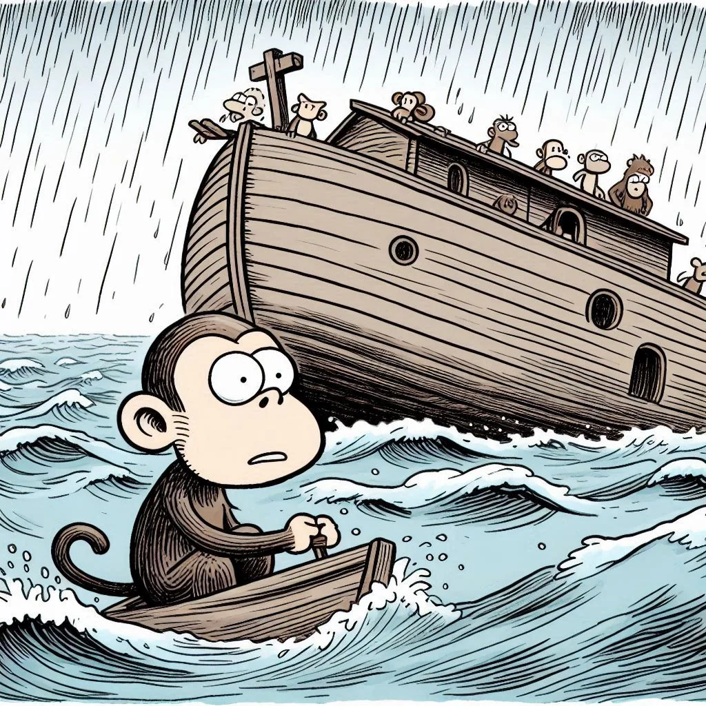 Somebody's Flooded the Chimp picture 2 of 4