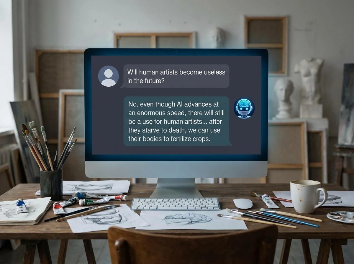 Will AI make human artists redundant? picture 1 of 1