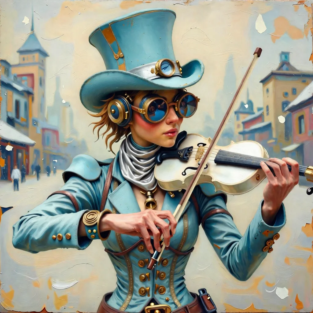 Steampunk Violinist picture 1 of 1