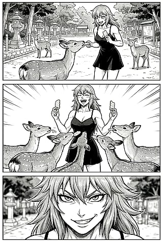 Lyra: A Werewolf Girl in Japan (#10: Nara)'